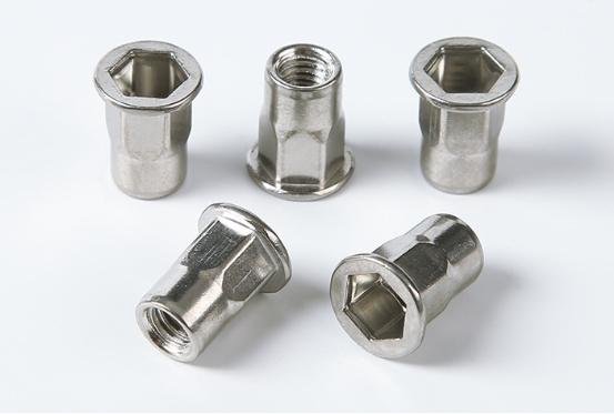 Insert Nut Round Body Reduced Head - Stainless Steel