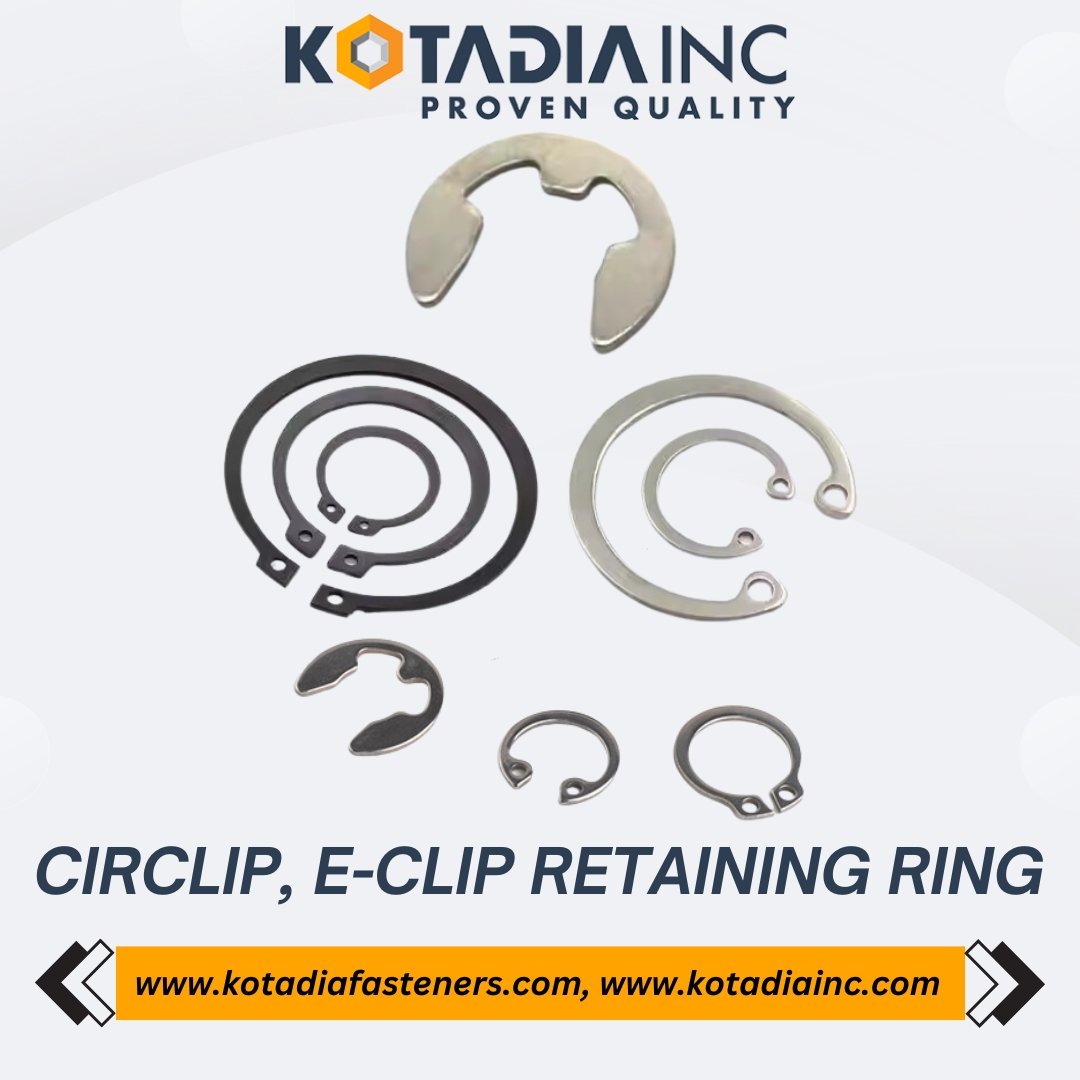 RETAINING RINGS AND CLIPS